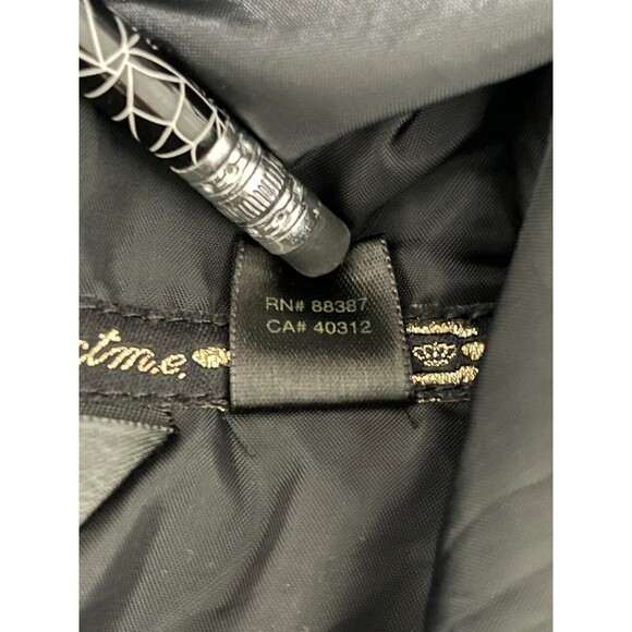 Missy Elliott Jacket Womens Size 38 Black Respect Me Coat Hook Eye Sparkles Y2K - Picture 8 of 13